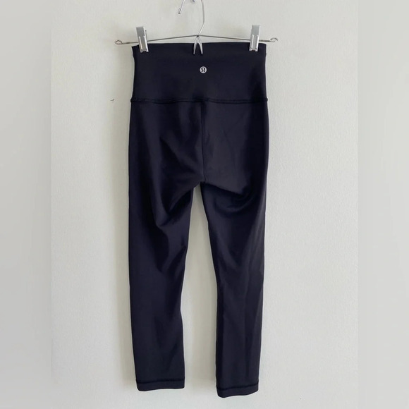 Lululemon Wunder Train High-Rise Crop  21" Black Size 2 - Picture 7 of 12